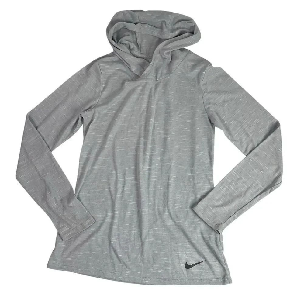 Nike Women’s XS Light Gray Hoodie Pullover Shirt